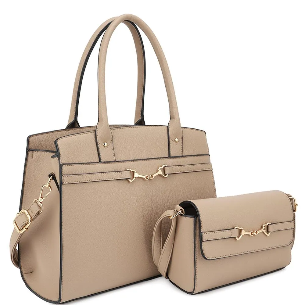 women shoulder tote bag two in one crossbody set