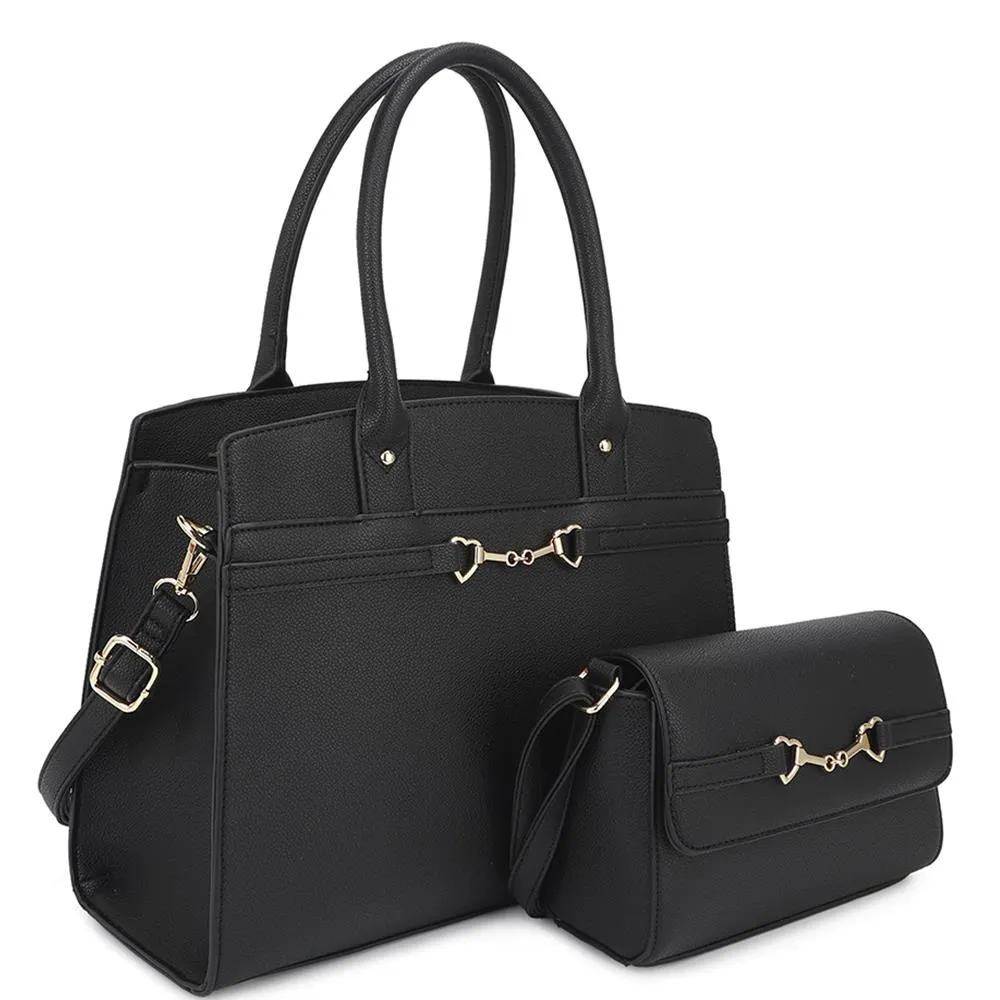women shoulder tote bag two in one crossbody set