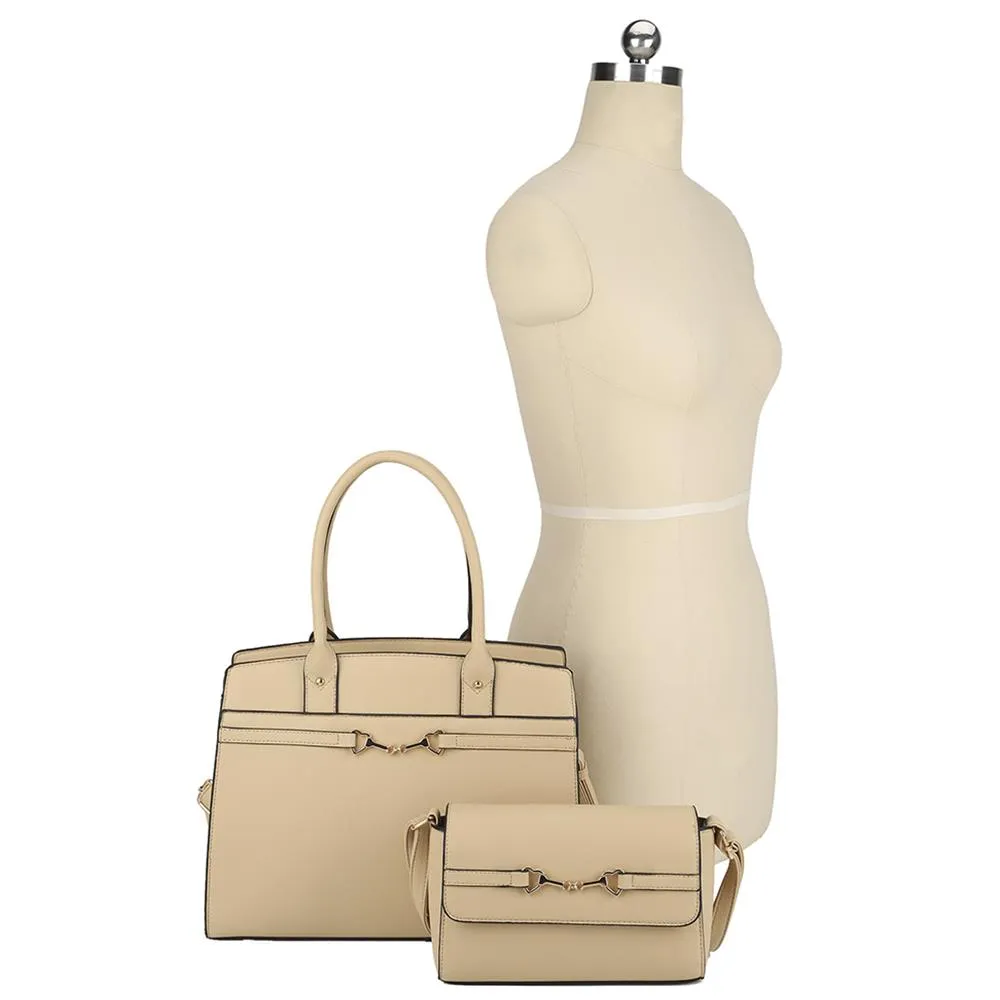 women shoulder tote bag two in one crossbody set