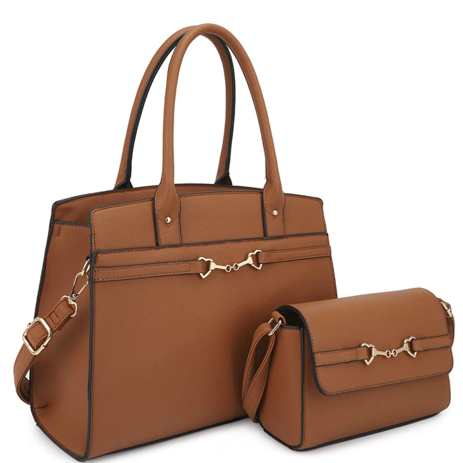 women shoulder tote bag two in one crossbody set