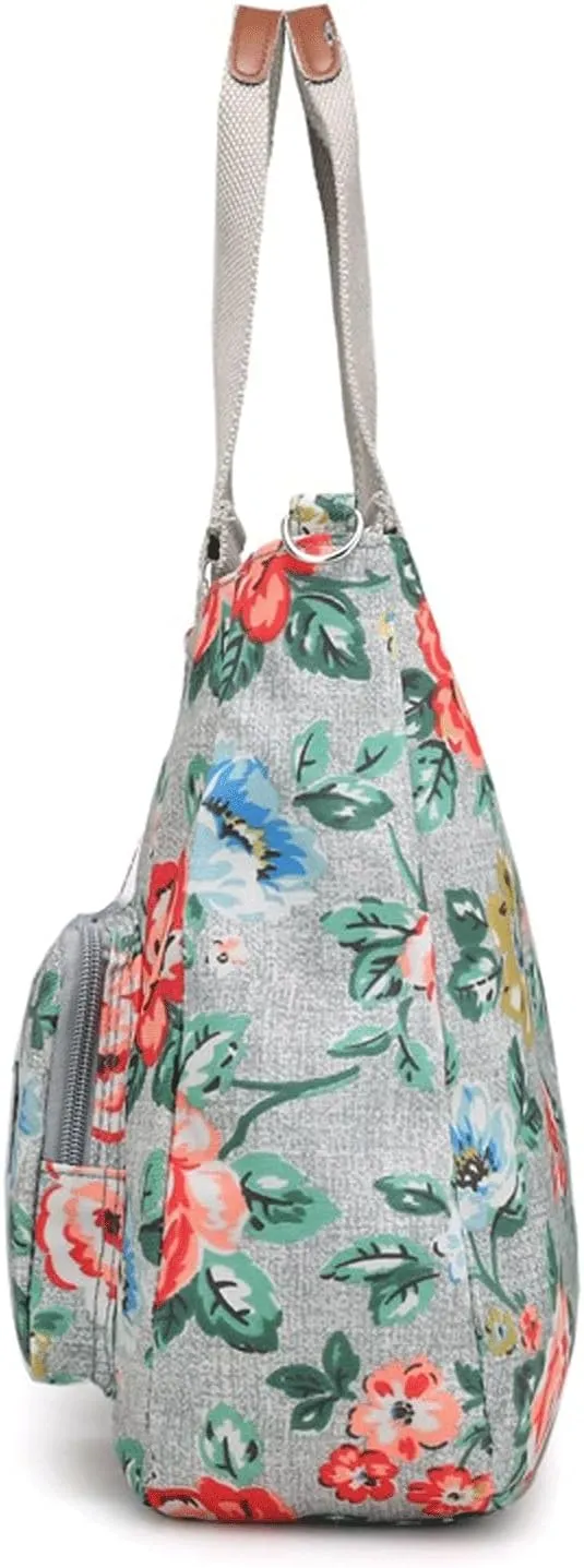 Women's Handbags Multicolor Women's Shoulder Bag Large-Capacity Female Trave Handbag Top-Handle Nylon Crossbody Bags Messenger Bag Ladies(A)