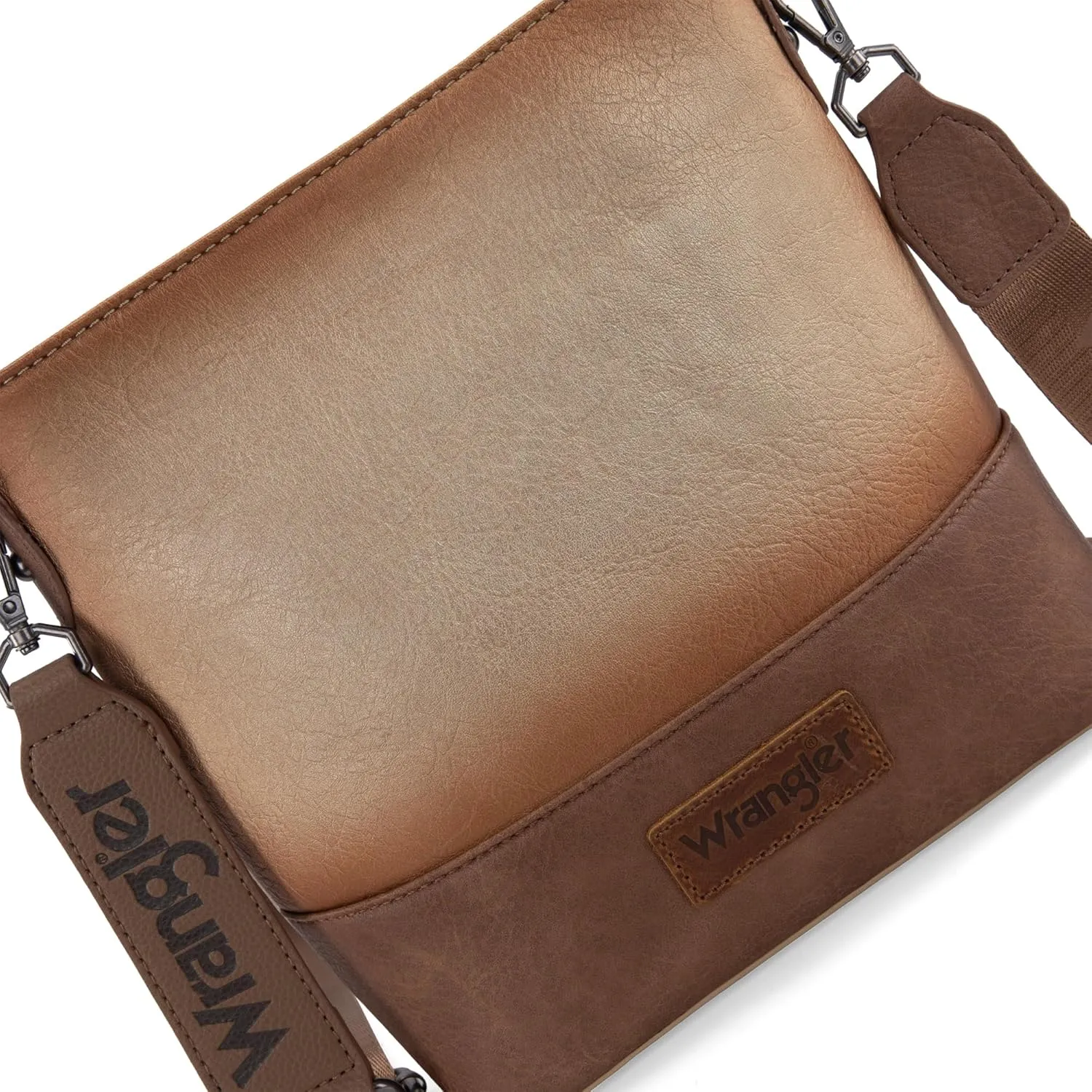 Wrangler Crossbody Purses for Women Two Tone Crossbody Bags Women Purses and Handbags