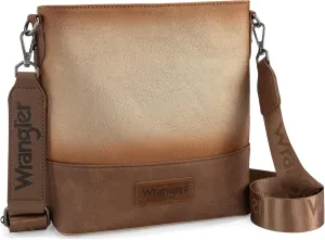 Wrangler Crossbody Purses for Women Two Tone Crossbody Bags Women Purses and Handbags