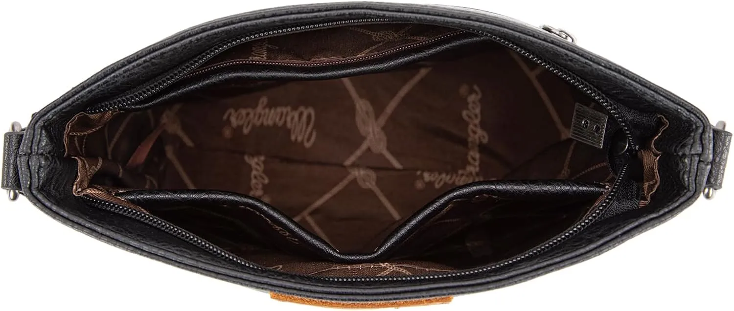 Wrangler Crossbody Purses for Women Two Tone Crossbody Bags Women Purses and Handbags