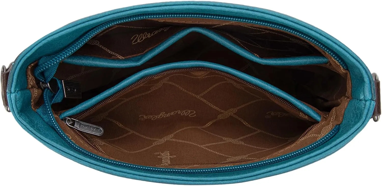 Wrangler Crossbody Purses for Women Two Tone Crossbody Bags Women Purses and Handbags