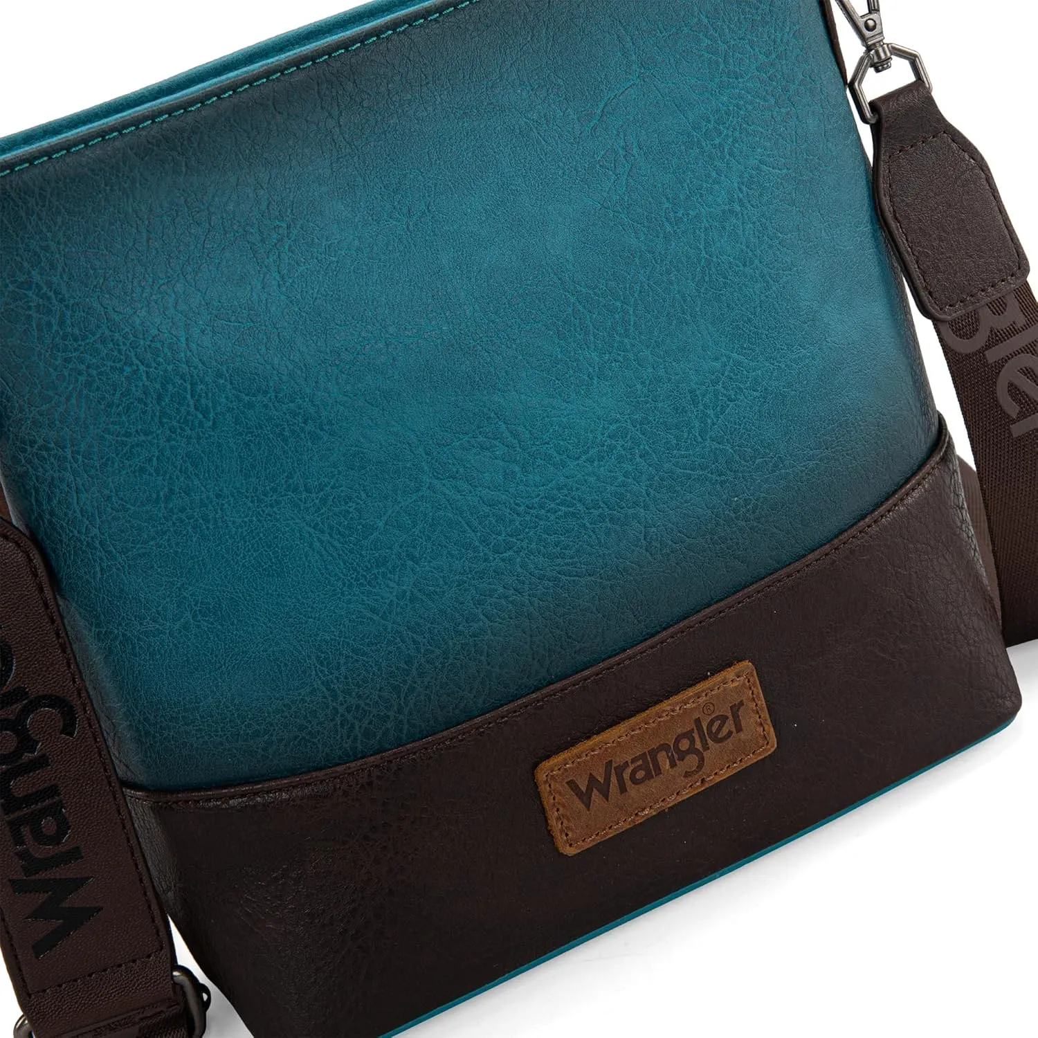 Wrangler Crossbody Purses for Women Two Tone Crossbody Bags Women Purses and Handbags