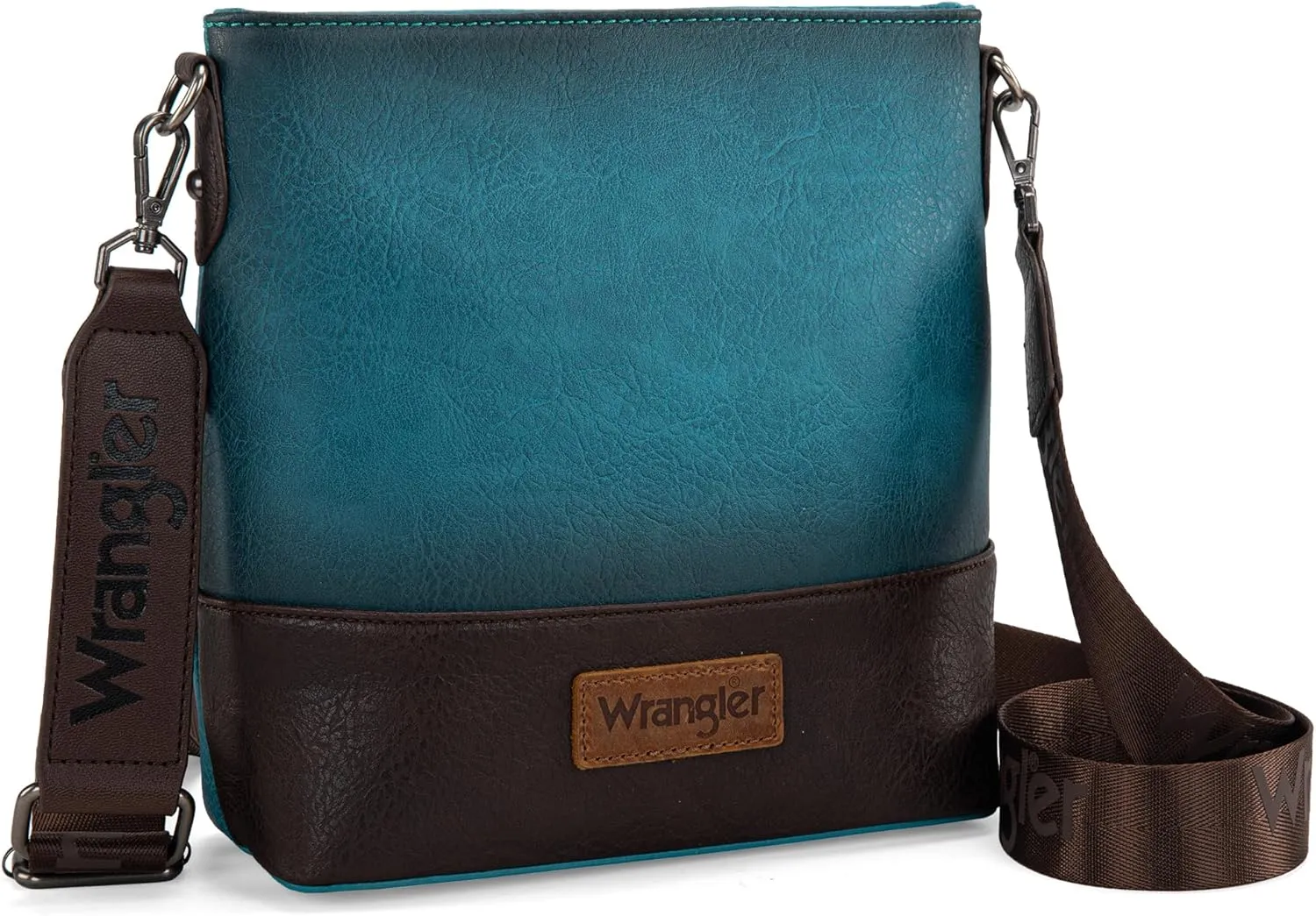 Wrangler Crossbody Purses for Women Two Tone Crossbody Bags Women Purses and Handbags