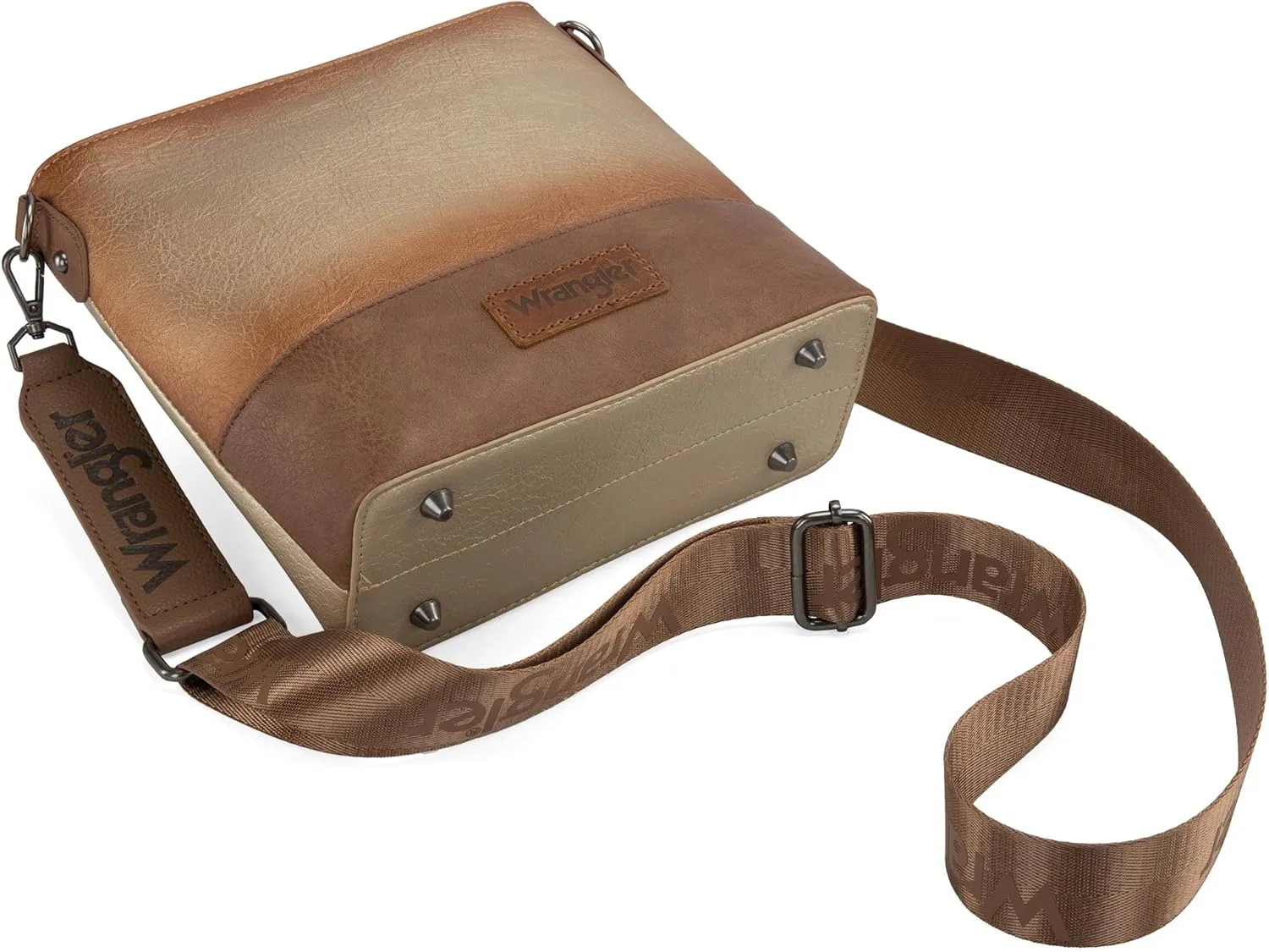 Wrangler Crossbody Purses for Women Two Tone Crossbody Bags Women Purses and Handbags