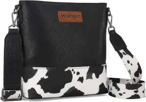 Wrangler Crossbody Purses for Women Two Tone Crossbody Bags Women Purses and Handbags