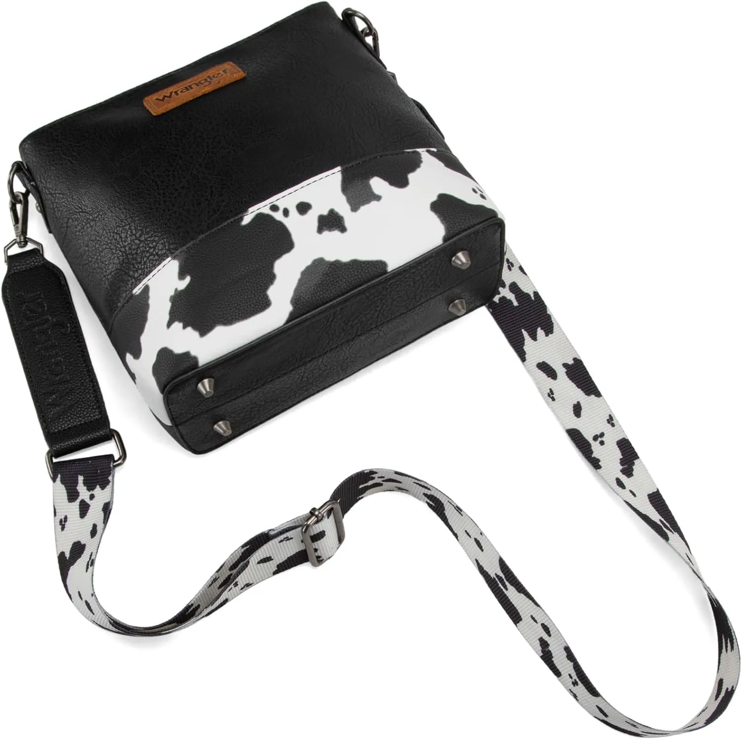 Wrangler Crossbody Purses for Women Two Tone Crossbody Bags Women Purses and Handbags