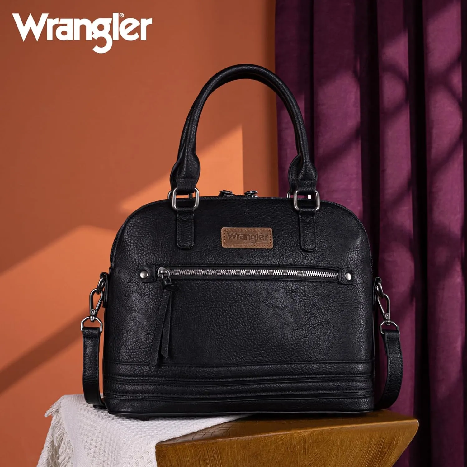 Wrangler Top-Handle Purse for Women Satchel Doctor Handbags