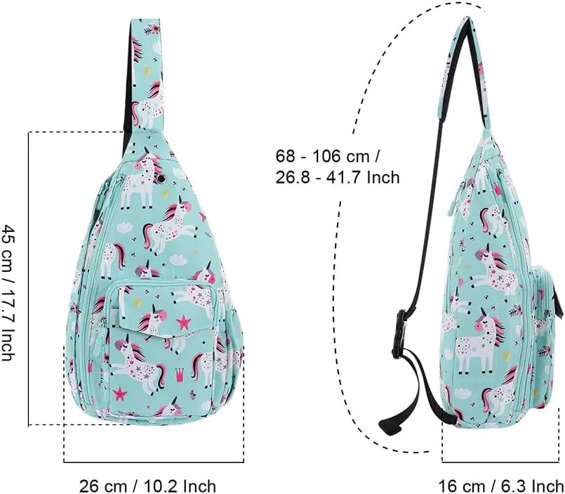 XEYOU Women's Sling Crossbody bag Casual Daypack Outdoor Travel Hiking Backpack for Cycling Walking Dog Hiking