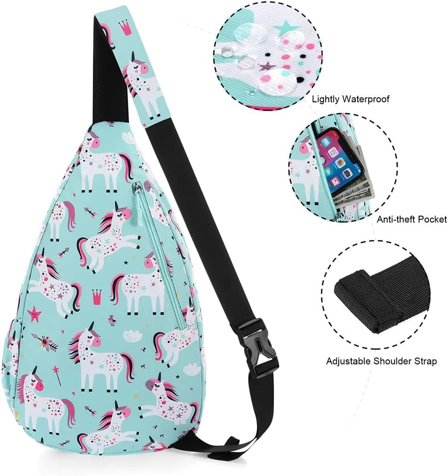 XEYOU Women's Sling Crossbody bag Casual Daypack Outdoor Travel Hiking Backpack for Cycling Walking Dog Hiking
