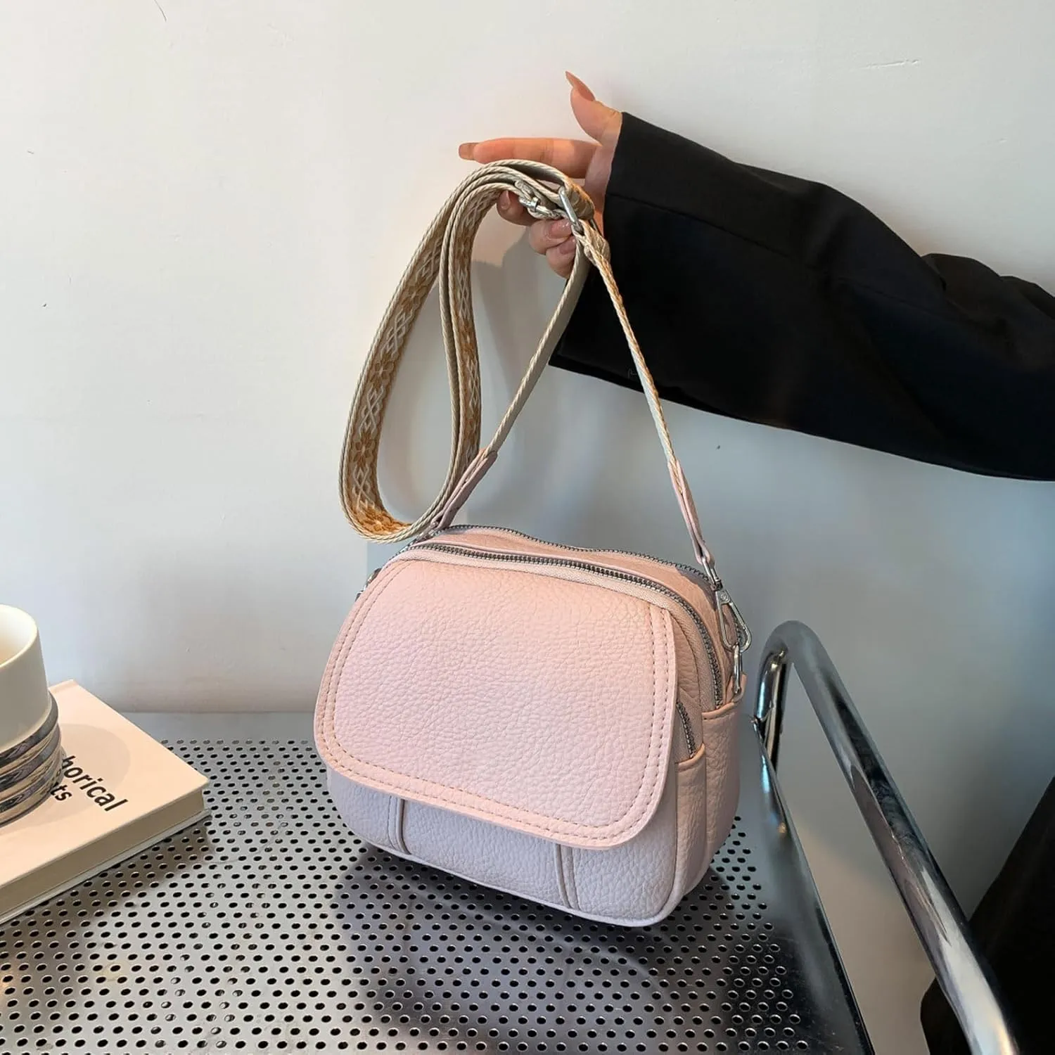 Yaopeing Crossbody Handbag,Fashion Small Leather Shoulder Handbags for Women
