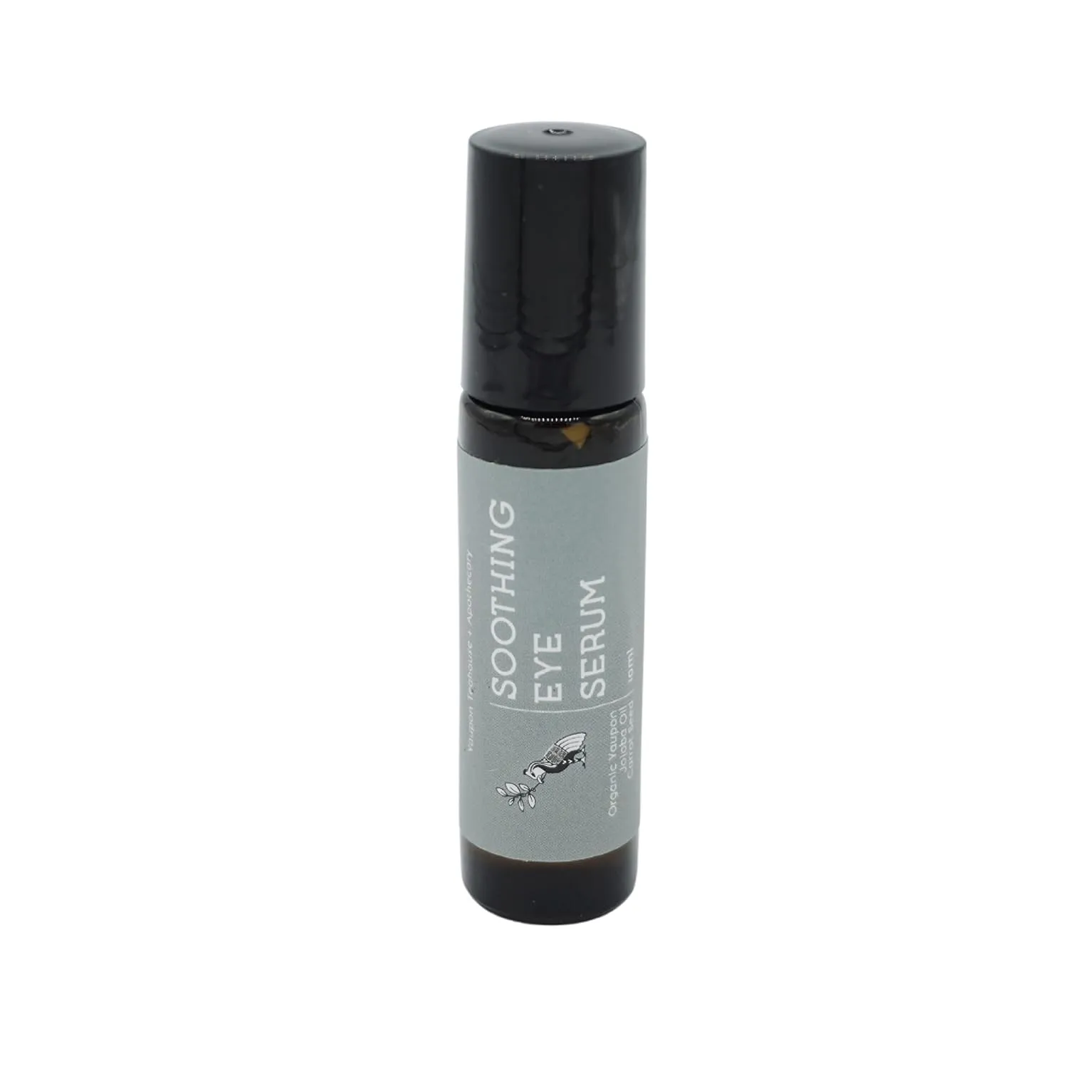 Yaupon Organic Soothing Eye Serum Roller for Dark Circles, Under Eye Bags & Fine Lines - Anti-Aging Brightening Eye Serum with Jojoba Oil, Rosehip Oil, Lavender Oil & Carrot Seed - 10 ml
