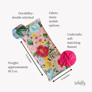 Yoga Eye Pillow, Lavender Microwave Heating Pad Hot & Cold Pack Eye Pillow Aromatherapy Gift, Microwavable, Scented or Unscented, 9" x 4" (Light Pink, Lavender & Chamomile)
