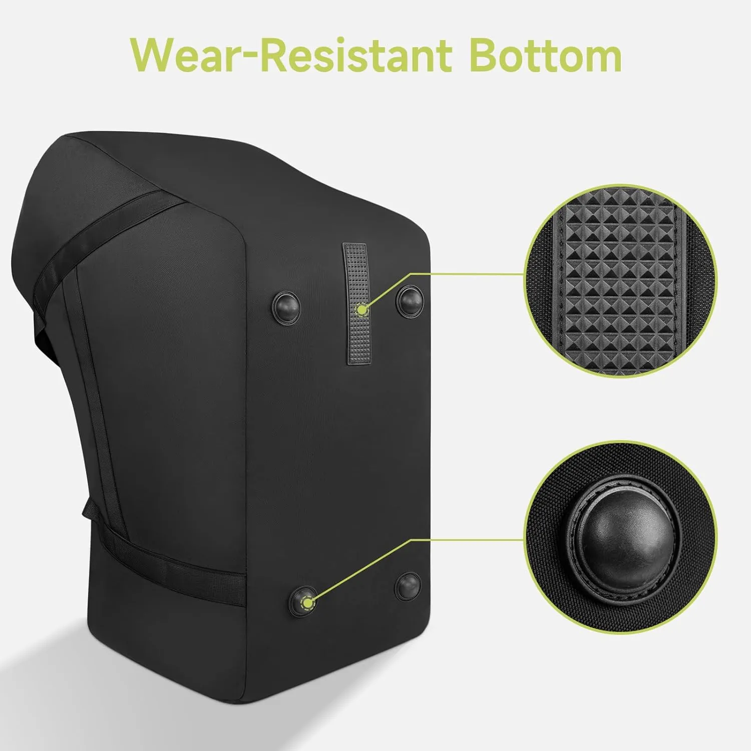 YOREPEK Infant Car Seat Travel Bag Compatible with Nuna Pipa Car Seat and Base, Fits for Doona Car Seat without Base, Padded Carseat Cover for Airplane Travel, Car Seat Bags for Air Travel, All Black