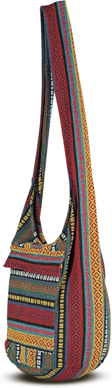 Your Cozy Crossbody Handbag Boho Handmade Cotton Bag For Unisex
