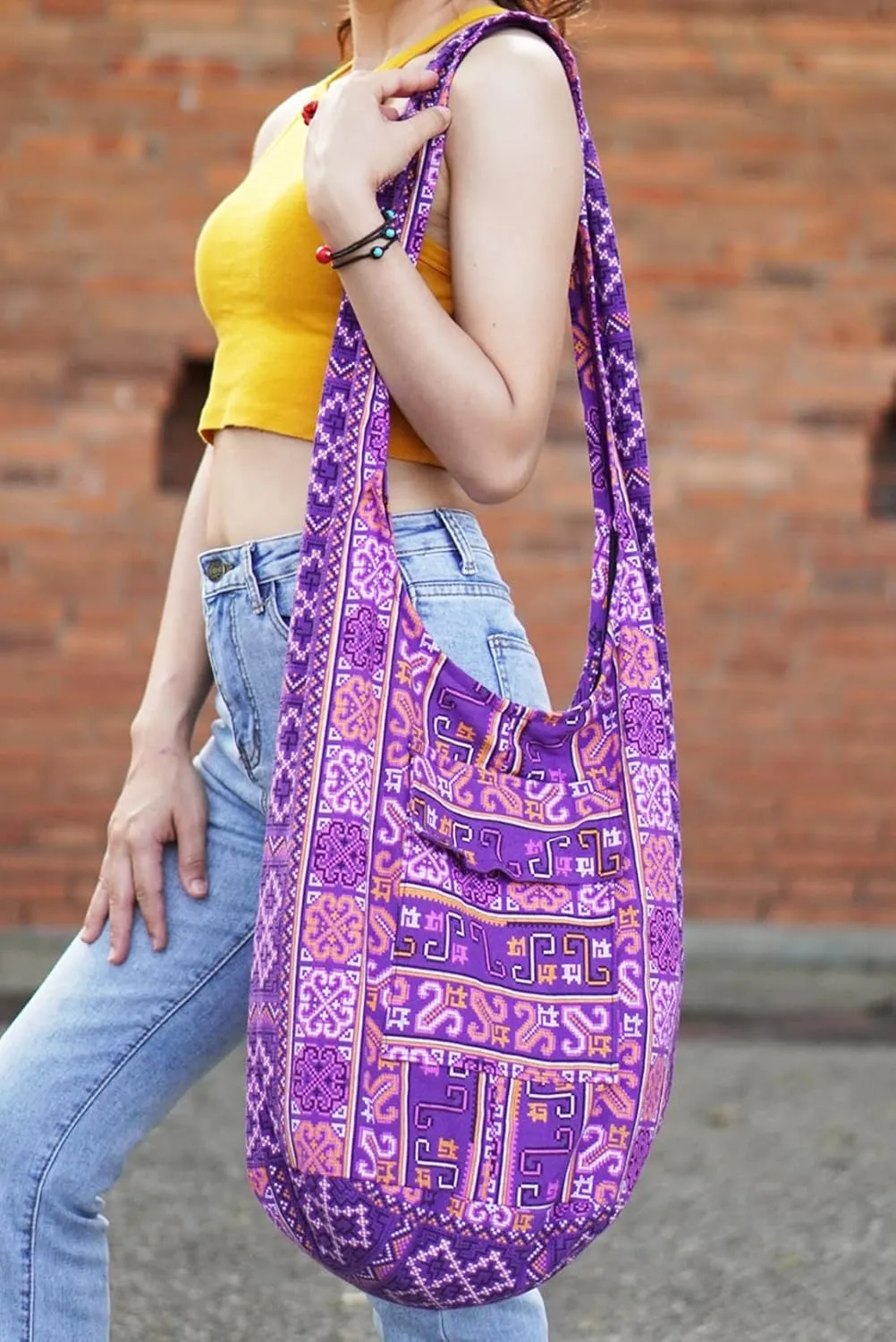 Your Cozy Crossbody Handbag Boho Handmade Cotton Bag For Unisex