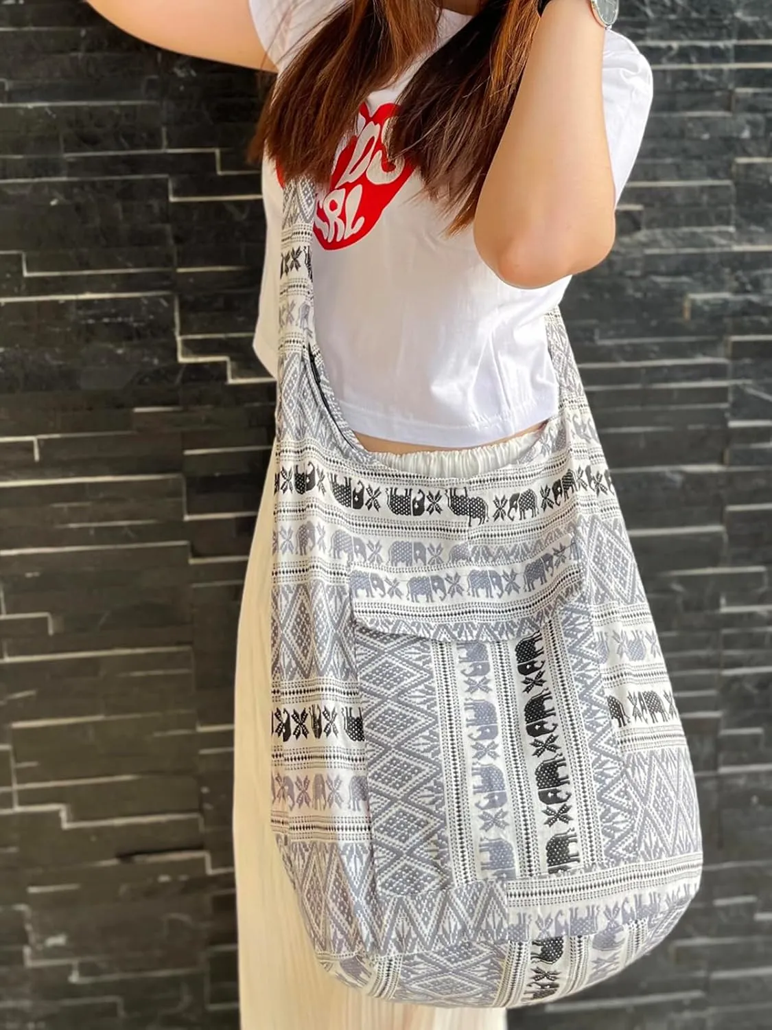 Your Cozy Crossbody Handbag Boho Handmade Cotton Bag For Unisex
