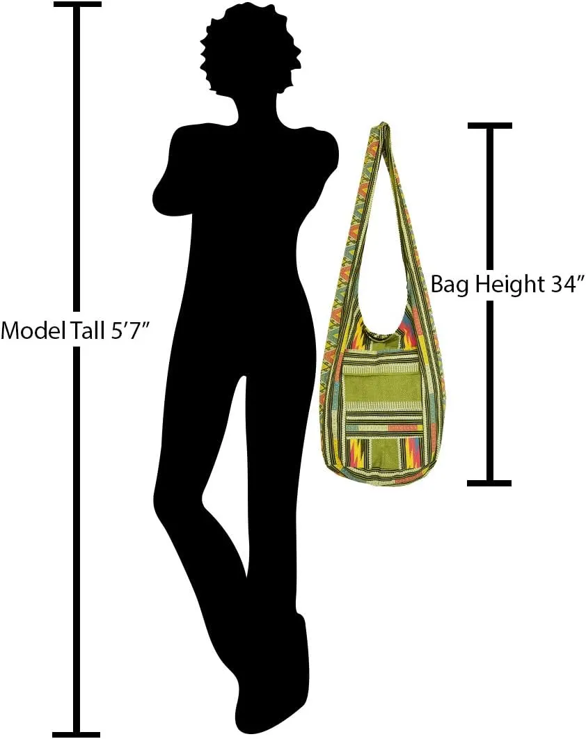 Your Cozy Crossbody Handbag Boho Handmade Cotton Bag For Unisex