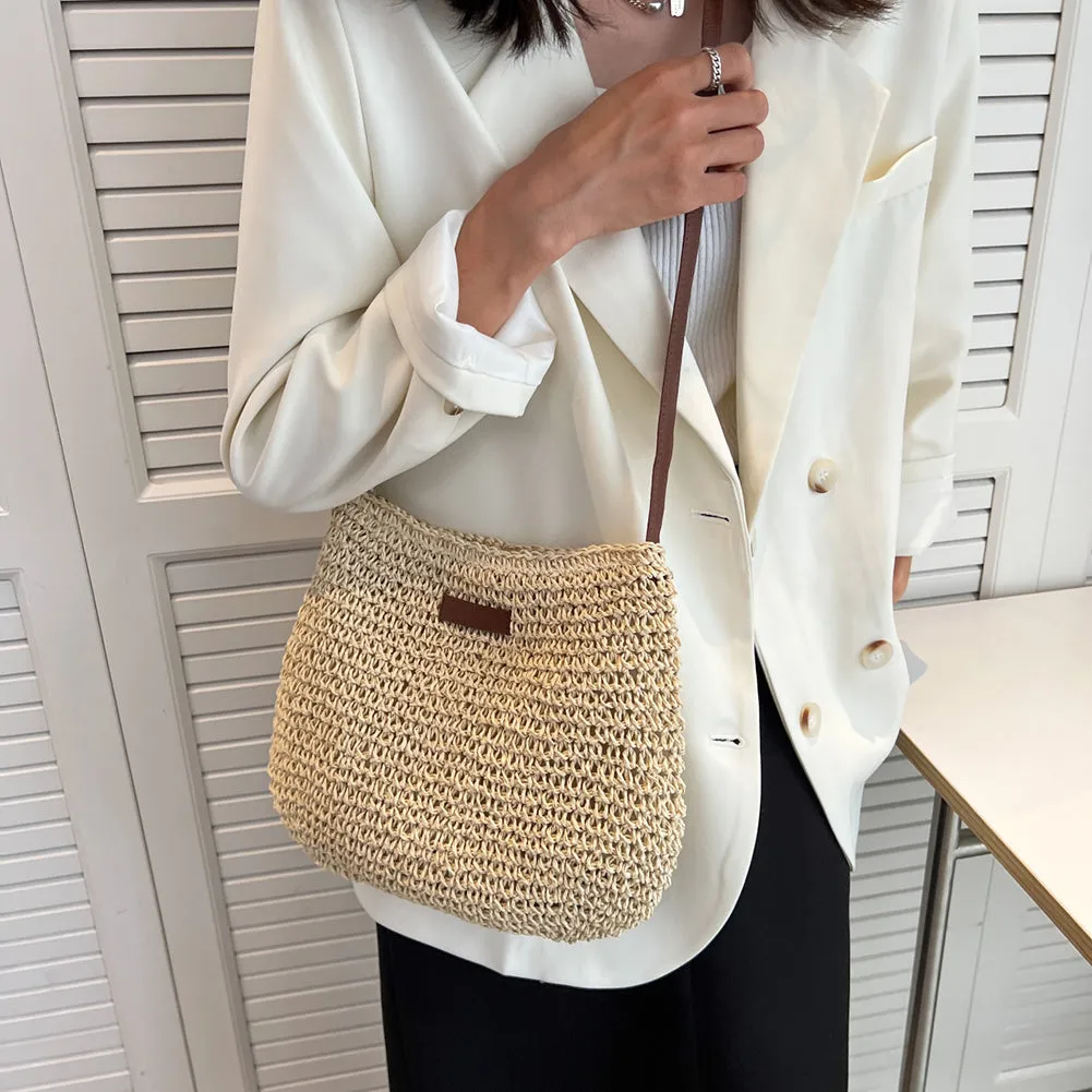 Zamora | Wicker shoulder bag