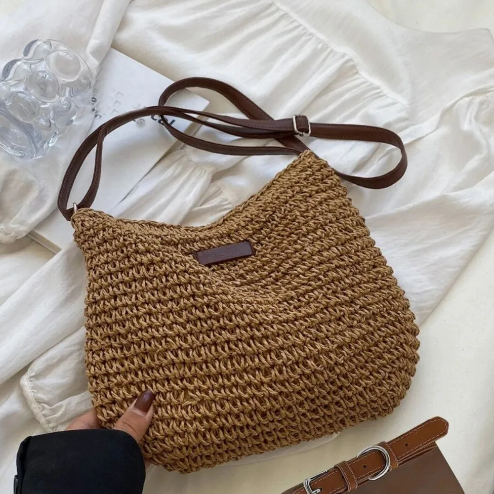 Zamora | Wicker shoulder bag