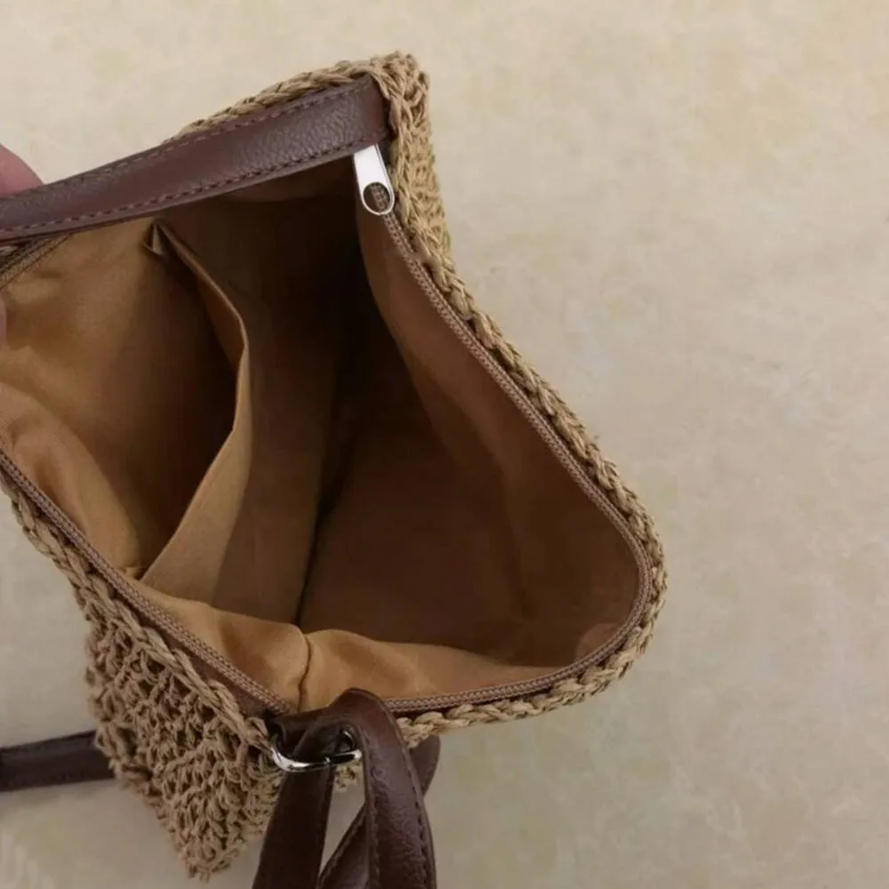 Zamora | Wicker shoulder bag