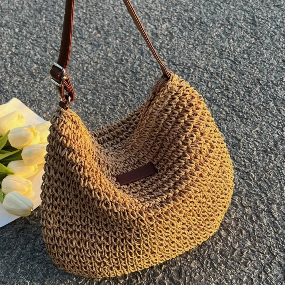 Zamora | Wicker shoulder bag