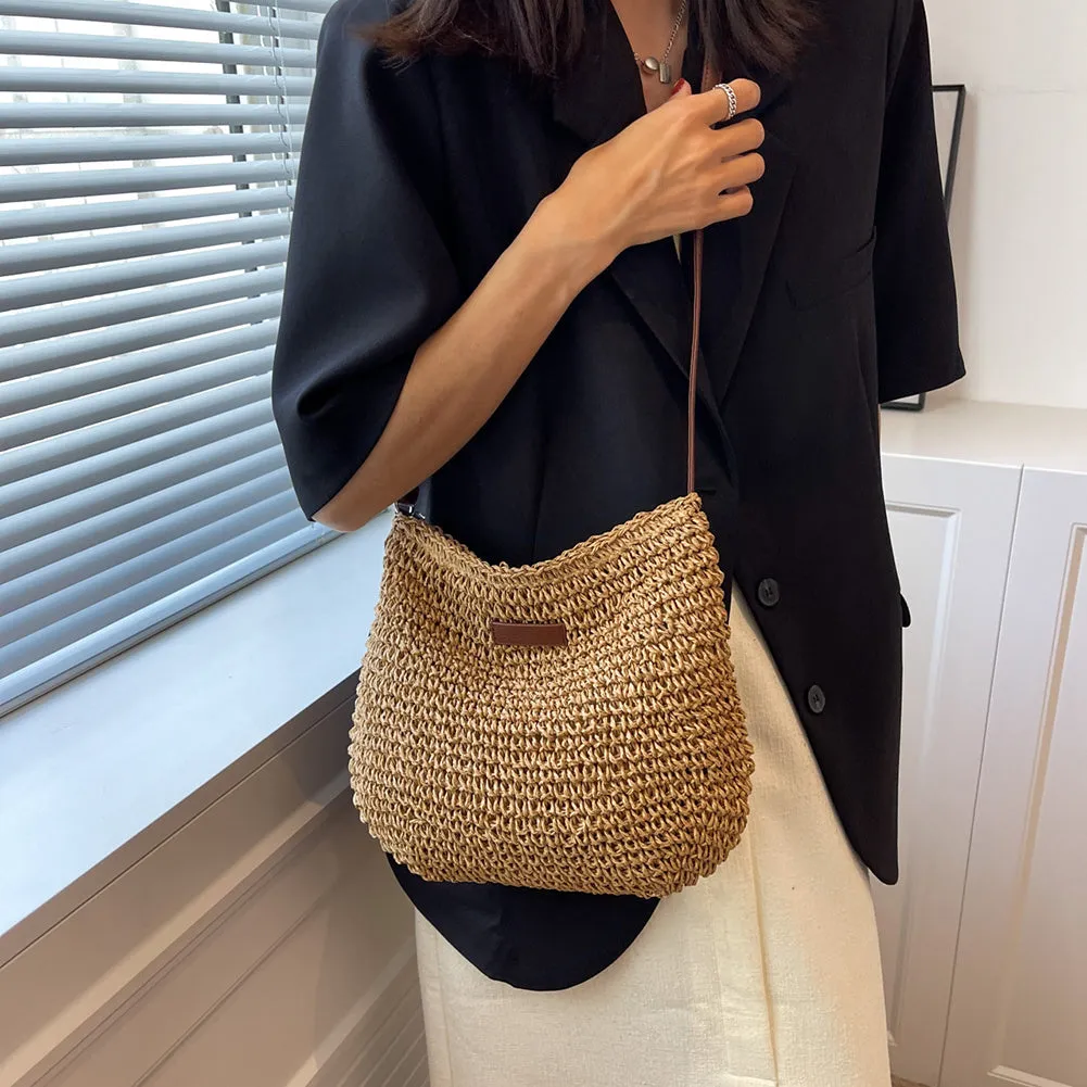 Zamora | Wicker shoulder bag