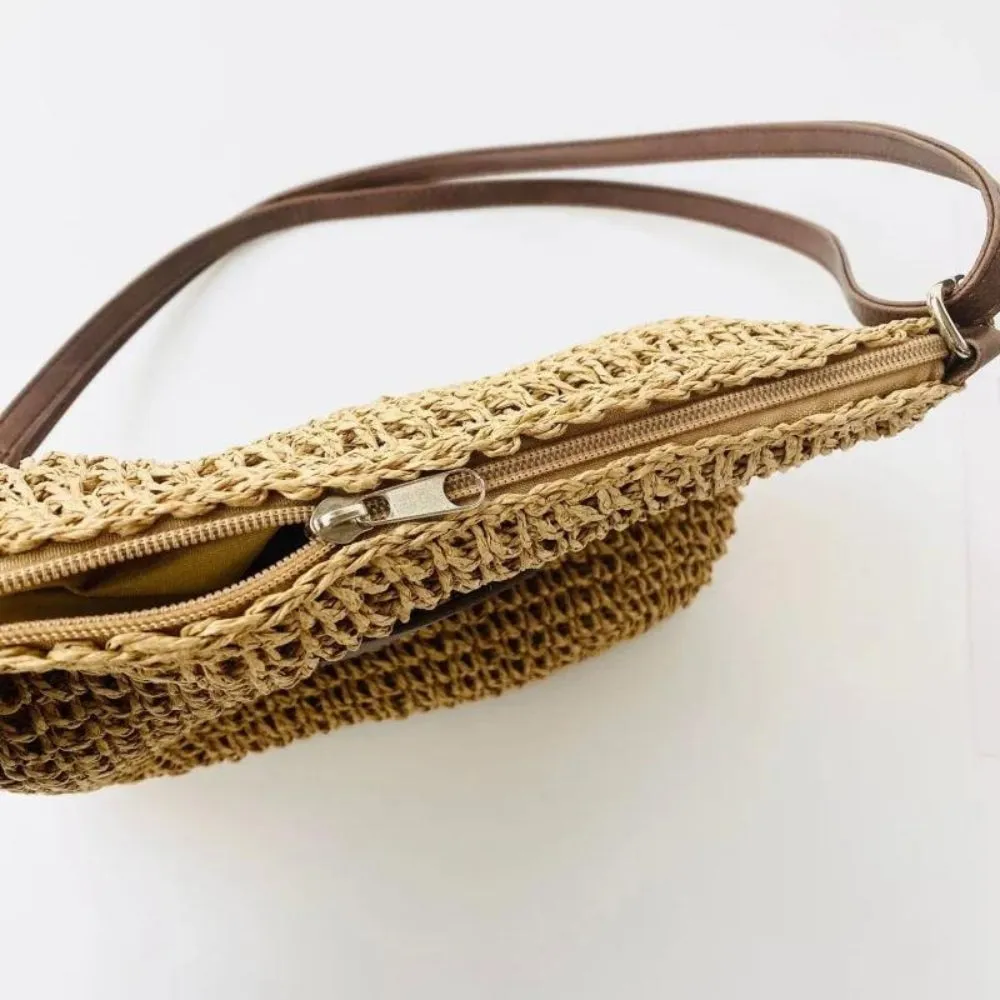 Zamora | Wicker shoulder bag