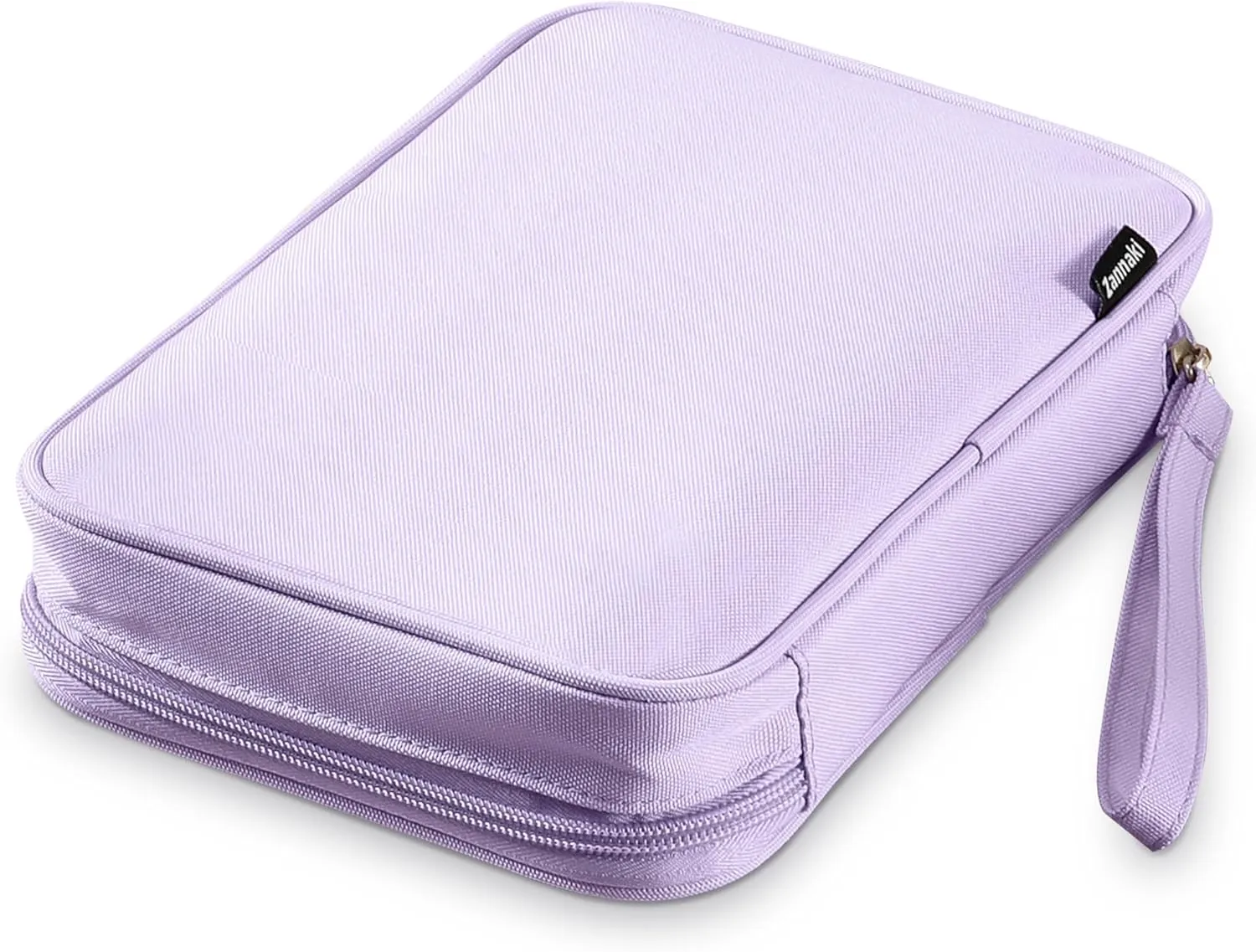 Zannaki Big Capacity Storage Pouch Marker Pen Pencil Case Simple Stationery Bag Box Art Tool & Sketch Storage Boxes for Bullet Journal Middle High School Office College Student Girl Women Adult Teen