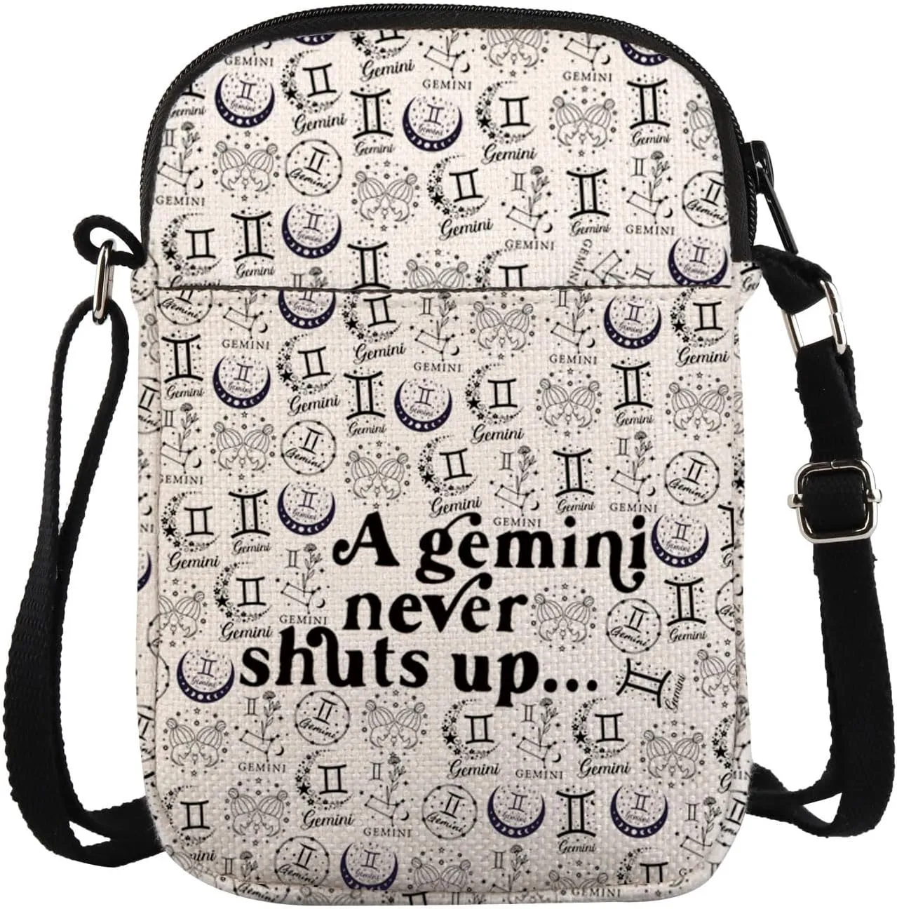 Zodiac Signs Crossbody Bag Horoscope Gift 12 Constellation Birthday Gift Astrologist Bag